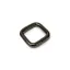 Square Shaped Handbag Strap Holder, Black Nickel, 20 mm  