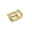 Trapeze Shaped Buckle, Gold, 20 mm