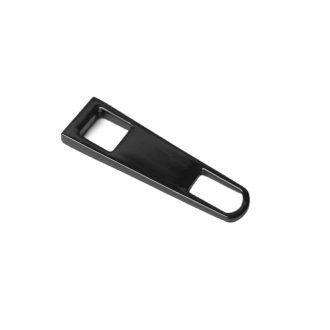 Zipper Pull, Nickel, 34 mm Long