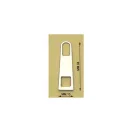 Zipper Pull, Gold, 34 mm Long