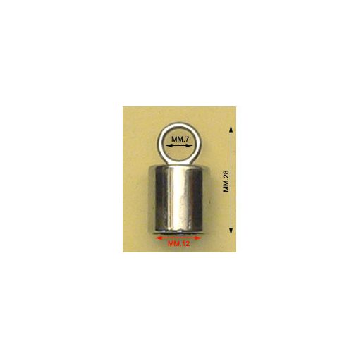Cylinder Shaped bag sharm, with Ring for Handbag Strap
