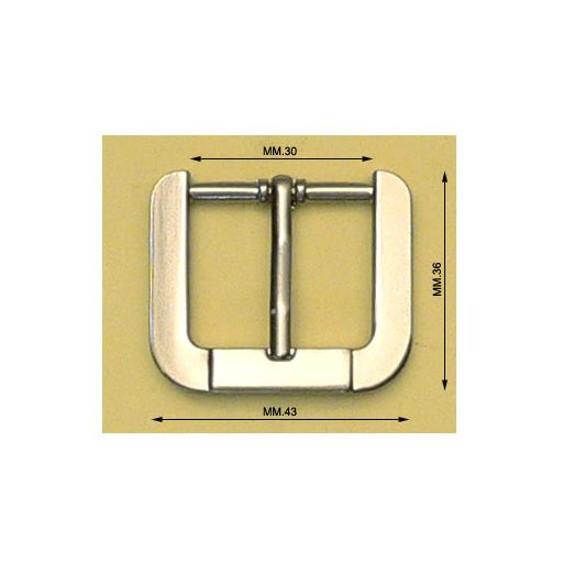 Buckle, 30 mm, Nickel
