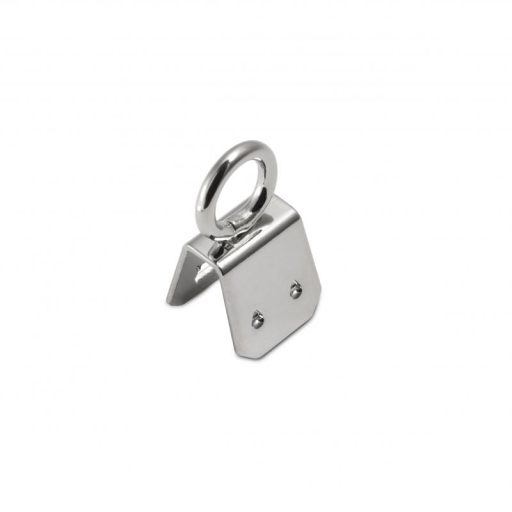 Small O-shaped Handbag Strap Holder, Nickel, 8 mm