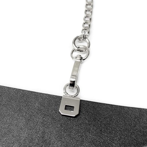 Small O-shaped Handbag Strap Holder, Nickel, 8 mm