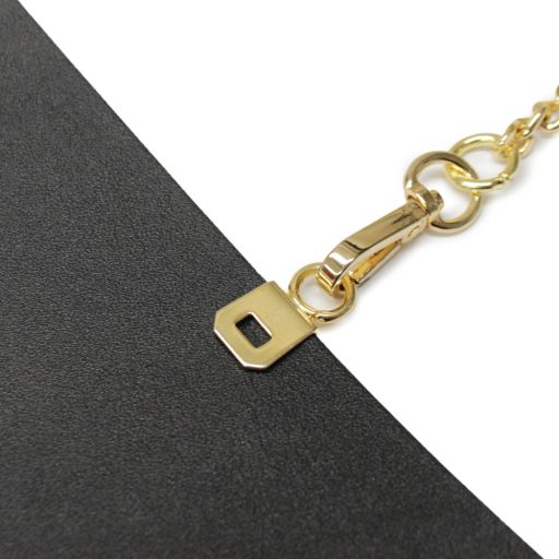 Small O-shaped Handbag Strap Holder, Nickel, 8 mm