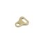 Customisable Zipper Pull, Gold