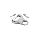 Customisable Zipper Pull, Gold