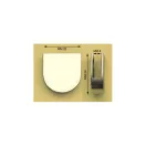 Round Strap End, Nickel, 20 mm 