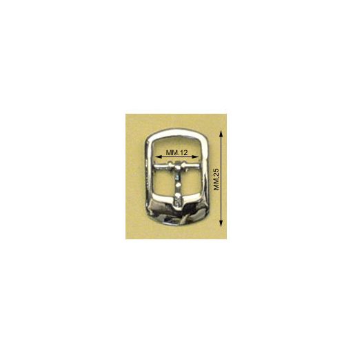 Double Buckle Nickel, 12 mm