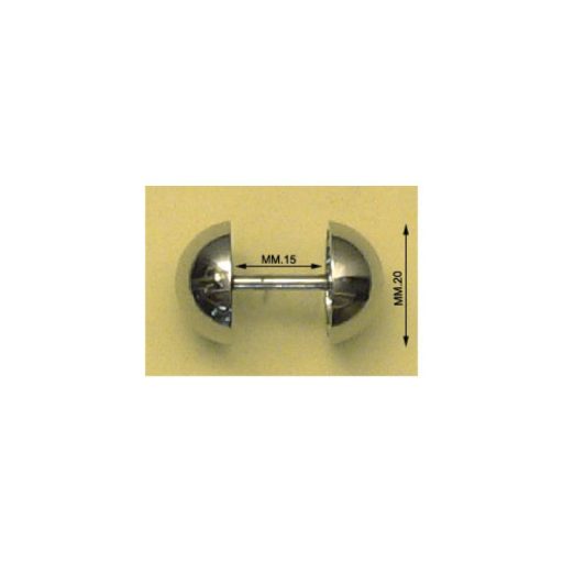 Purse Strap Handle Belt Wheel, 15 mm, Nickel