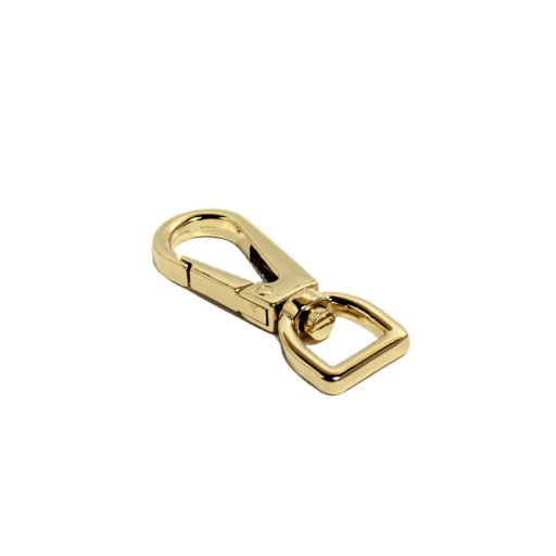 carabiner, 10 mm, Gold