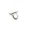 Tuck Lock, Nickel, 28 mm x 32 mm