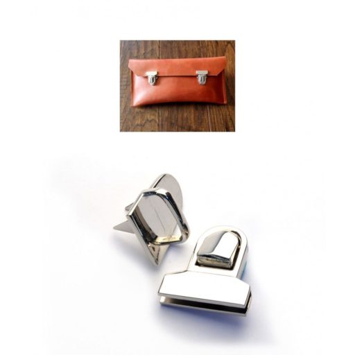 Tuck Lock, Nickel, 28 mm x 32 mm