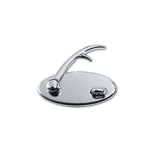 Antler shaped Bag Lock, Nickel