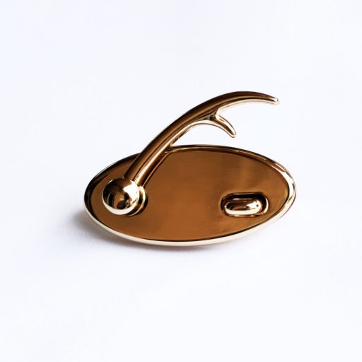 Antler shaped lock, Gold