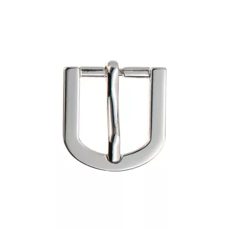 Curved Metal Buckle for 15 mm Straps – Silver
