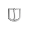 Curved Metal Buckle for 15 mm Straps – Silver