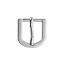Curved Metal Buckle for 15 mm Straps – Silver