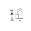 Stud, Black Nickel, 6 mm