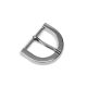 Semicircular Buckle, Nickel, 20 mm