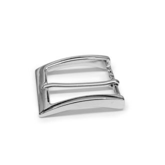 Copper Belt Buckle in Silver Colour, 35 mm