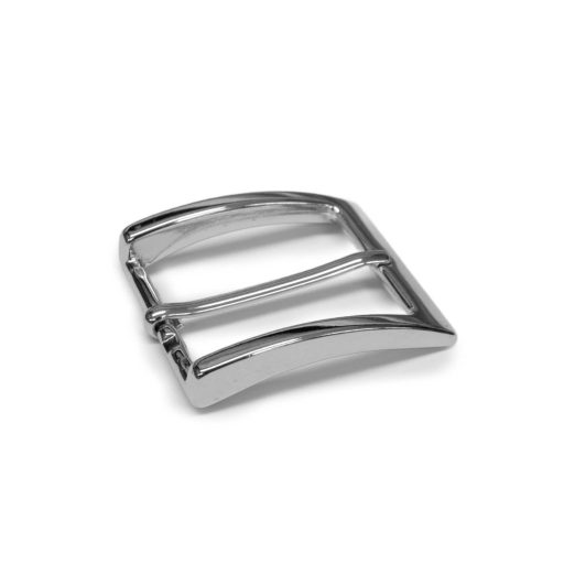 Copper Belt Buckle in Silver Colour, 35 mm
