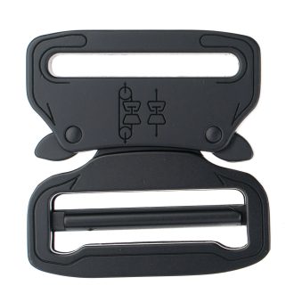 Quick Release Strap Buckle, Black, 45 mm