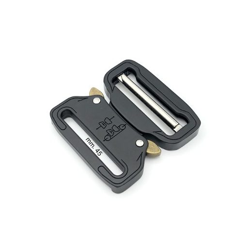 Quick Release Strap Buckle, Black, 45 mm