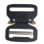 Quick Release Strap Buckle, Black, 38 mm