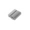 Angular Bag Lock, Nickel, 35 mm