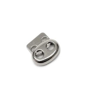 Spring Loaded Cord End for 4 mm Cord, Nickel
