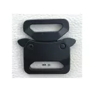 Quick Release Strap Buckle, Black, 25 mm