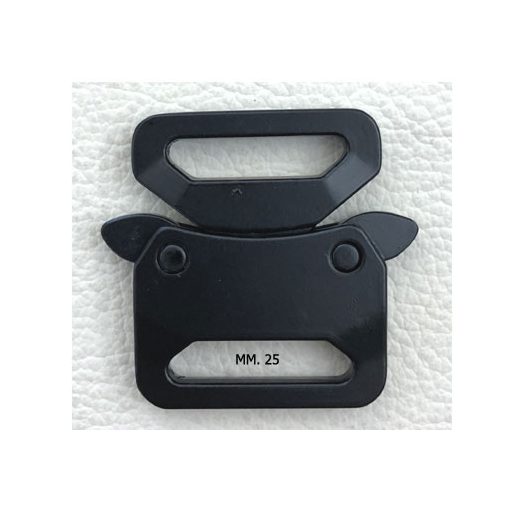 Quick Release Strap Buckle, Black, 25 mm
