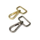 Lapos karabiner, arany, 25 mm