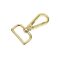 Flat carabiner, Gold, 25 mm