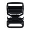 Heavy-Duty Metal Strap Buckle, Black, 38 mm