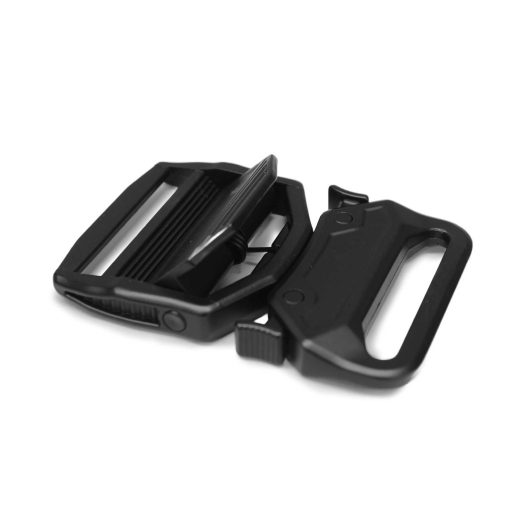 Heavy-Duty Metal Strap Buckle, Black, 38 mm