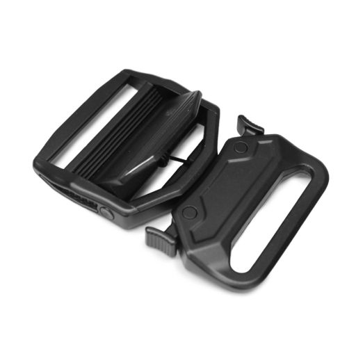 Heavy-Duty Metal Strap Buckle, Black, 38 mm