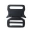 Quick Release Strap Buckle, Black, 25 mm