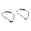 Iron D-ring, 30 mm, Nickel