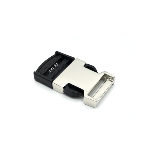 Metal and Plastic Quick Release Strap Buckle, 30 mm