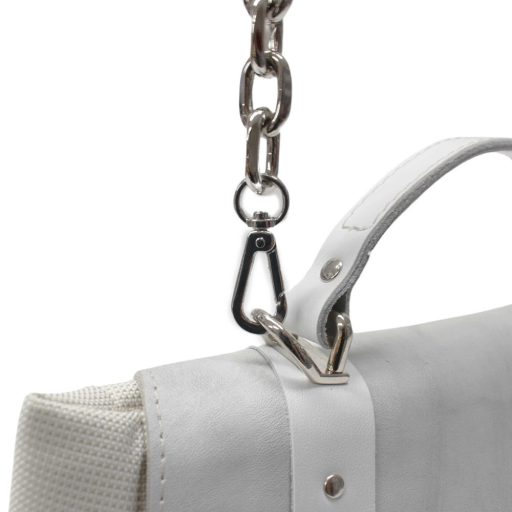 Double Handbag Strap Holder, Nickel, 15 mm