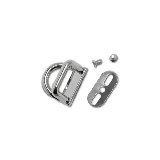 Double Handbag Strap Holder, Nickel, 15 mm