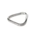 Key Ring, Nickel, 33 mm