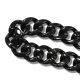 Plastic Handbag Chain, Black, 1 Meter Long