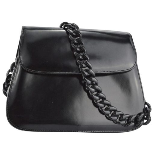 Plastic Handbag Chain, Black, 1 Meter Long