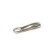 Zipper Pull Wavy, Nickel, 30 mm Long
