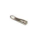 Zipper Pull Wavy, Nickel, 30 mm Long