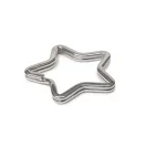 Key Ring, Nickel, 33 mm