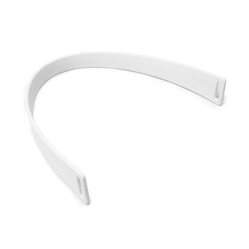 Flat Plastic Bag Handle White